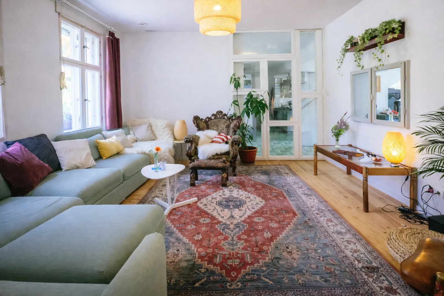 Living room at Seminarhaus Taubenblau