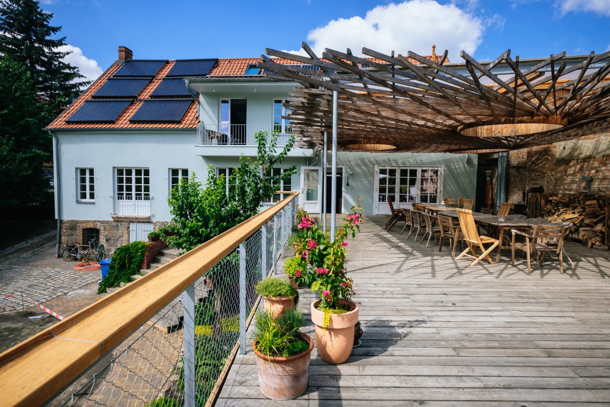 Terrace at Seminarhaus Taubenblau