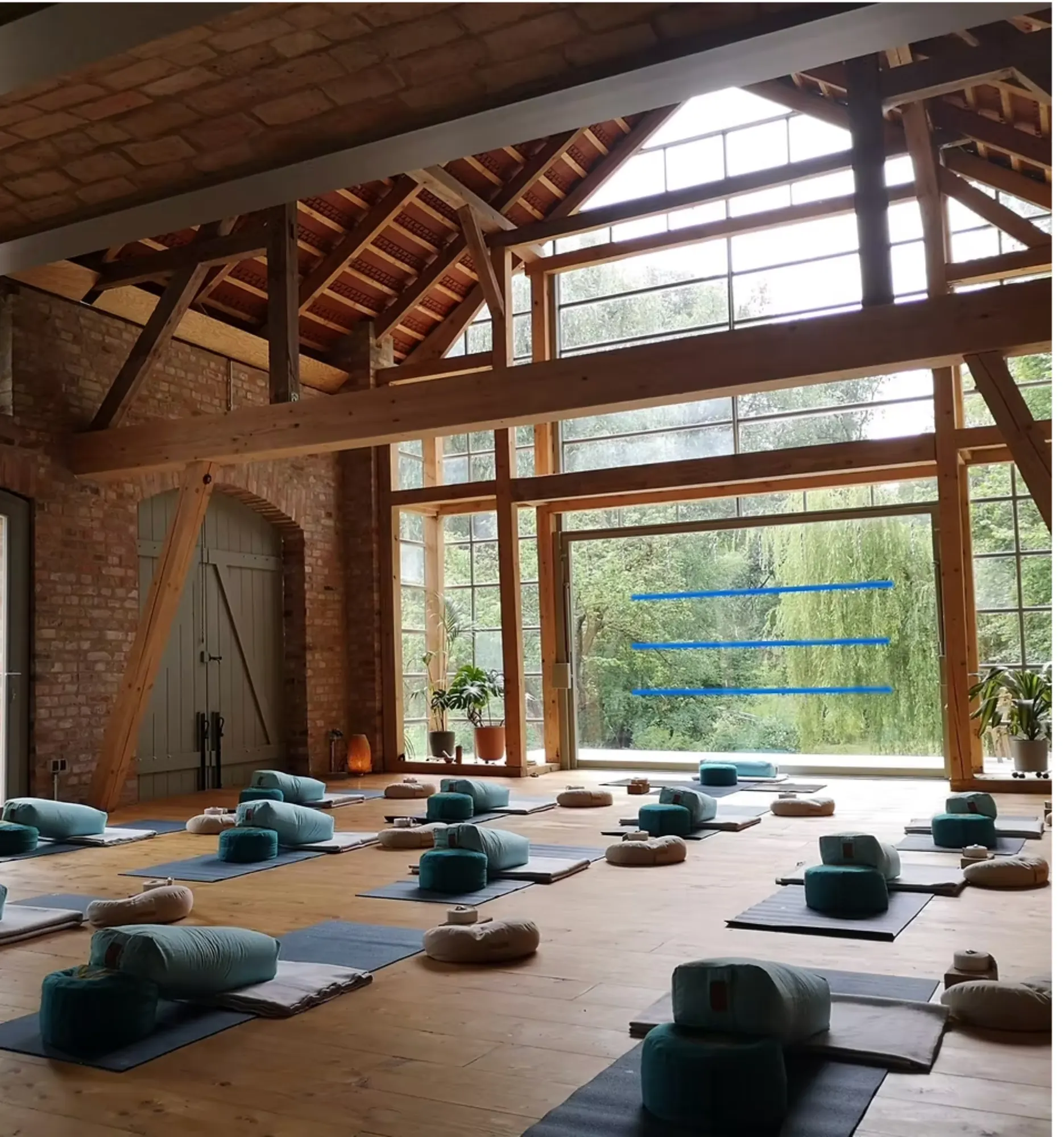 Yoga room at Seminarhaus Taubenblau